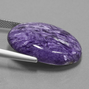 Charoite Gemstone in 22.1 x 18 mm Size for Sale, Charoite Stone in Violet Color