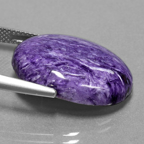 Charoite Gemstone in 22.2 x 16.2 mm Size for Sale, Charoite Stone in Violet Color