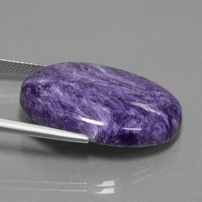Charoite Gemstone in 30 x 22.1 mm Size for Sale, Charoite Stone in Violet Color