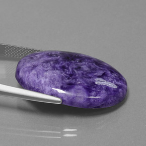 Charoite Gemstone in 30.3 x 22.3 mm Size for Sale, Charoite Stone in Violet Color