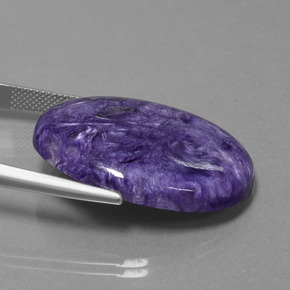 Charoite Gemstone in 30.4 x 22.2 mm Size for Sale, Charoite Stone in Violet Color