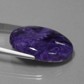 Charoite Gemstone in 30.1 x 22.3 mm Size for Sale, Charoite Stone in Violet Color