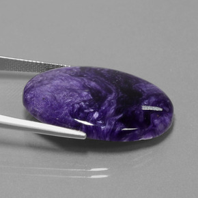 Charoite Gemstone in 30.2 x 22.3 mm Size for Sale, Charoite Stone in Violet Color