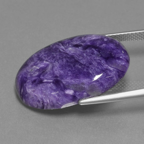 Charoite Gemstone in 25.1 x 18.2 mm Size for Sale, Charoite Stone in Violet Color