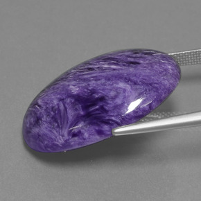 Charoite Gemstone in 25.4 x 18.7 mm Size for Sale, Charoite Stone in Violet Color
