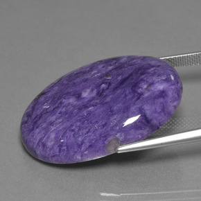 Charoite Gemstone in 30.1 x 22.1 mm Size for Sale, Charoite Stone in Violet Color