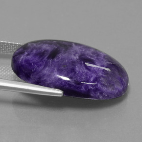 Charoite Gemstone in 25.2 x 18.3 mm Size for Sale, Charoite Stone in Violet Color