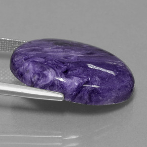Charoite Gemstone in 22.2 x 16.1 mm Size for Sale, Charoite Stone in Violet Color