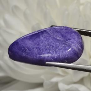 Charoite Gemstone in 24.9 x 14.6 mm Size for Sale, Charoite Stone in Violet Color