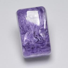 8.46 ct Violet Charoite Gemstone, Charoite Gem in Octagon Cabochon Shape for Sale.