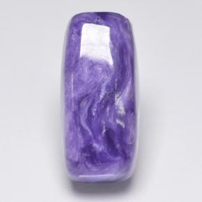 9.25 ct Violet Charoite Gemstone, Charoite Gem in Cushion Cabochon Shape for Sale.
