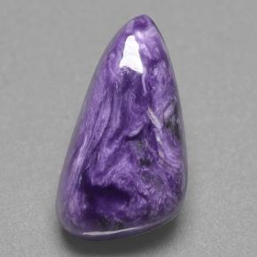 11.4ct Shark Fin Cabochon Violet Charoite Gem for sale 11.4ct Shark Fin Cabochon Violet Charoite Gem (ID: 500089)