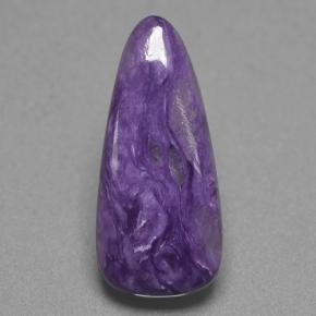 10.8ct Pear Cabochon Violet Charoite Gem for sale 10.8ct Pear Cabochon Violet Charoite Gem (ID: 500091)