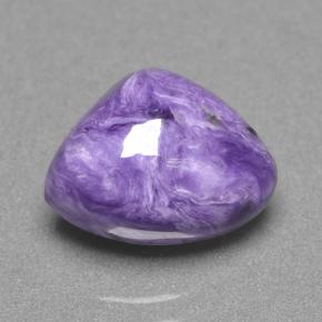 3.8ct Pear Cabochon Violet Charoite Gem for sale 3.8ct Pear Cabochon Violet Charoite Gem (ID: 500099)