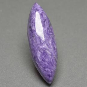 11.24 ct Violet Charoite Gemstone, Charoite Gem in Marquise Cabochon Shape for Sale.