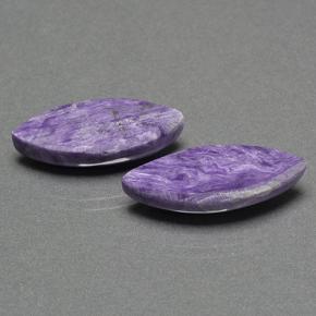 Charoite Gemstones in 23.2 x 9 mm Size for Sale, Charoite Stones in Violet Color