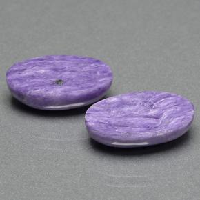Charoite Gemstones in 15.3 x 8.8 mm Size for Sale, Charoite Stones in Violet Color