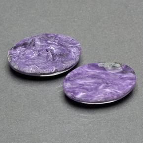 Charoite Gemstones in 16.9 x 9.8 mm Size for Sale, Charoite Stones in Violet Color