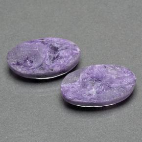Charoite Gemstones in 17.6 x 9.9 mm Size for Sale, Charoite Stones in Violet Color