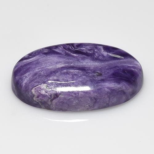 Charoite Gemstone in 24 x 13.4 mm Size for Sale, Charoite Stone in Violet Color