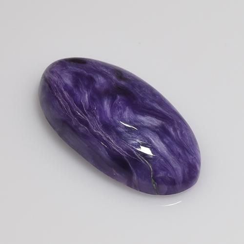 Charoite Gemstone in 17.2 x 9.1 mm Size for Sale, Charoite Stone in Violet Color