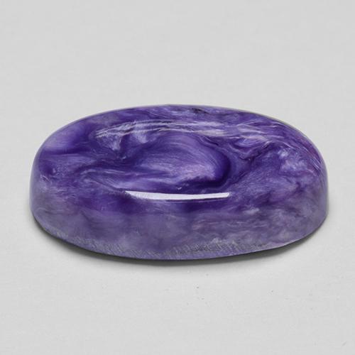Charoite Gemstone in 16 x 8.9 mm Size for Sale, Charoite Stone in Violet Color