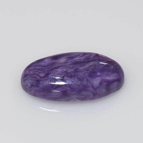 Charoite Gemstone in 15.4 x 7.7 mm Size for Sale, Charoite Stone in Violet Color