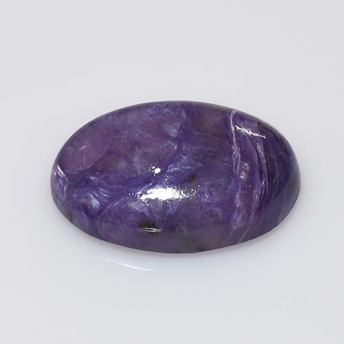 Charoite Gemstone in 19.1 x 12.3 mm Size for Sale, Charoite Stone in Violet Color