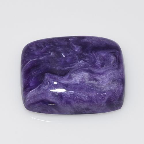 Charoite Gemstone in 18.6 x 14.7 mm Size for Sale, Charoite Stone in Violet Color