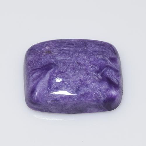 Charoite Gemstone in 17.8 x 14.2 mm Size for Sale, Charoite Stone in Medium Violet Color