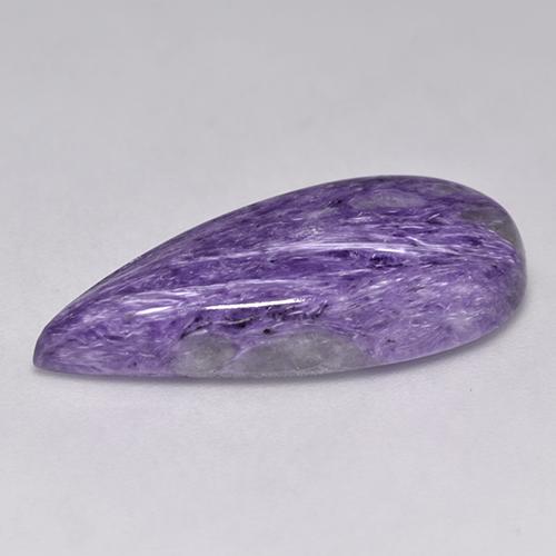 Charoite Gemstone in 25.4 x 11.9 mm Size for Sale, Charoite Stone in Dark Violet Color