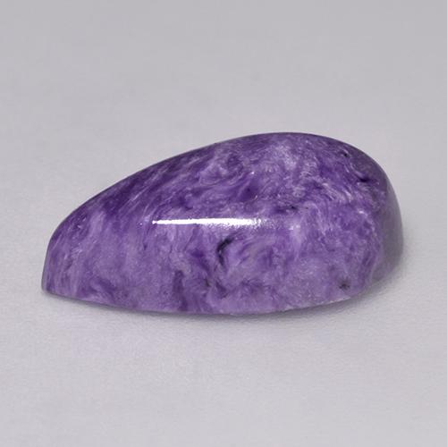 Charoite Gemstone in 17.3 x 9.3 mm Size for Sale, Charoite Stone in Velvet Purple Violet Color