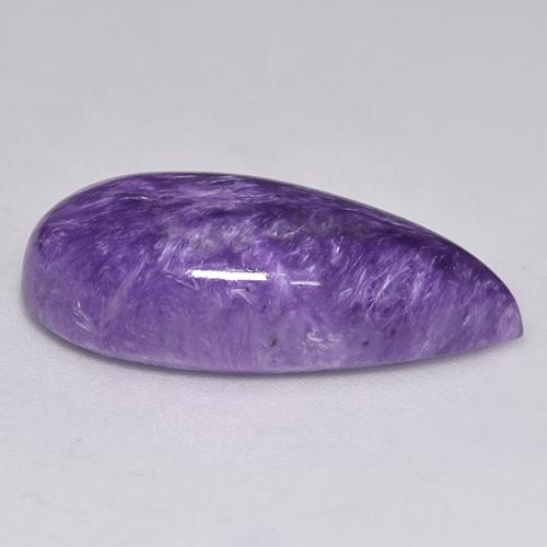 Charoite Gemstone in 22.5 x 10.8 mm Size for Sale, Charoite Stone in Velvet Purple Violet Color