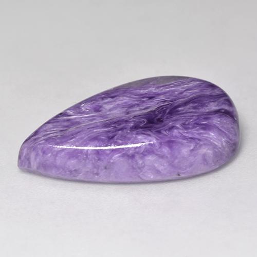 Charoite Gemstone in 21.1 x 12.8 mm Size for Sale, Charoite Stone in Medium Violet Color