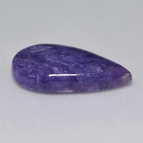 Charoite Gemstone in 19.2 x 10.7 mm Size for Sale, Charoite Stone in Deep Violet Color