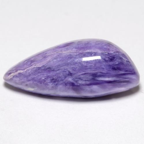 Violet moyen Charoïte gemme - 5.3ct Cabochon fantaisie (ID: 548007)