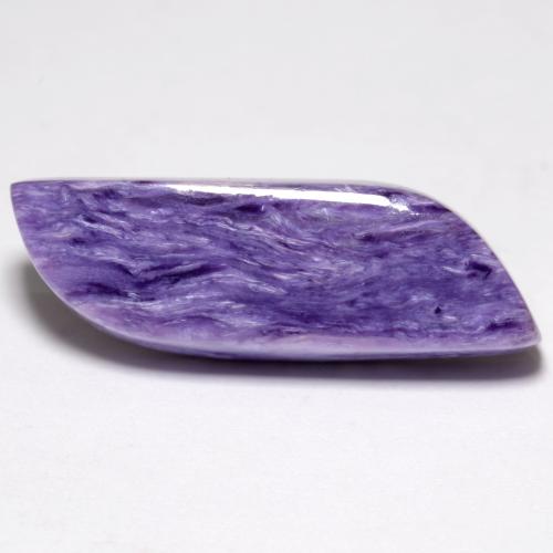 Velvet Purple Violet Charoite Gem - 11.6ct Fancy Cabochon (ID: 548011)