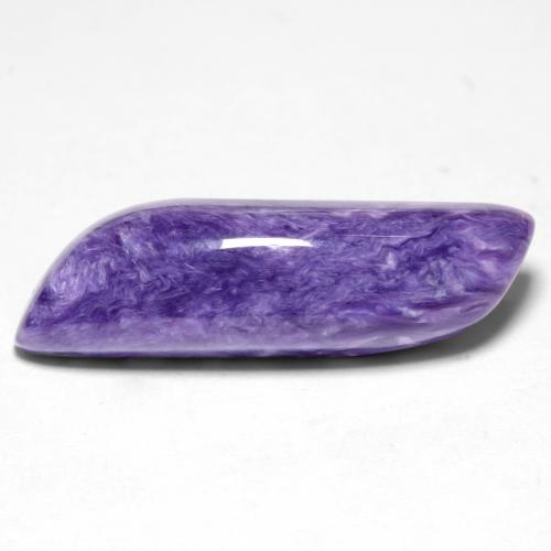 Light Velvet Purple Violet Чароит Камень - 7.8ct Кабошон (ID: 548016)