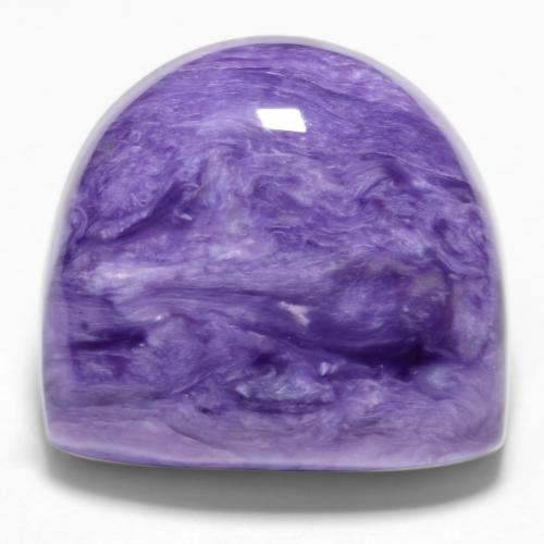 Medium Violet Charoite Gem - 10.5ct Fancy Cabochon (ID: 548117)