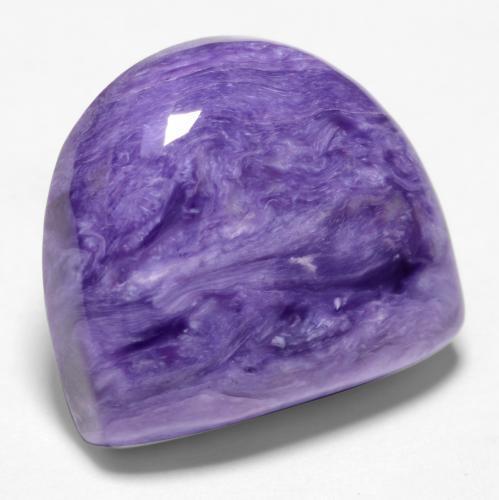 10.48 ct Violet Charoite Stone, Natural Charoite in Fancy Cabochon Shape for Sale