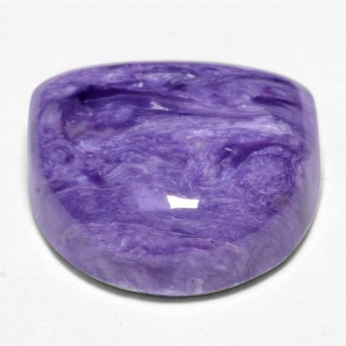 Charoite Gemstone in 14.8 x 13.6 mm Size for Sale, Charoite Stone in Medium Violet Color