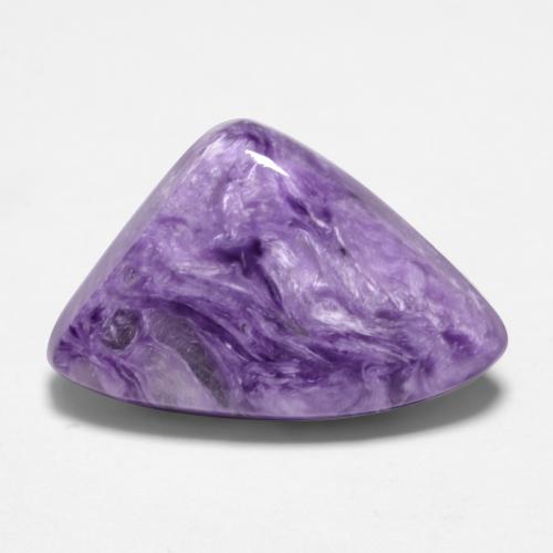 6.51 ct Violet Charoite Gemstone, Charoite Gem in Fancy Cabochon Shape for Sale.