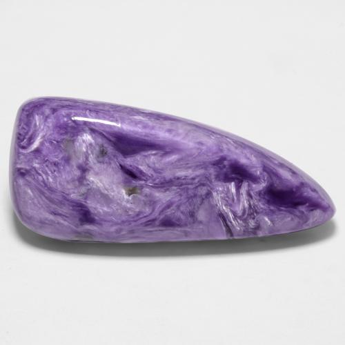 Light Purple Violet Чароит Камень - 15.2ct Кабошон (ID: 548122)