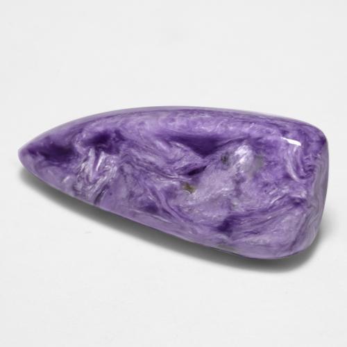 15.21 ct Violet Charoite Stone, Natural Charoite in Fancy Cabochon Shape for Sale