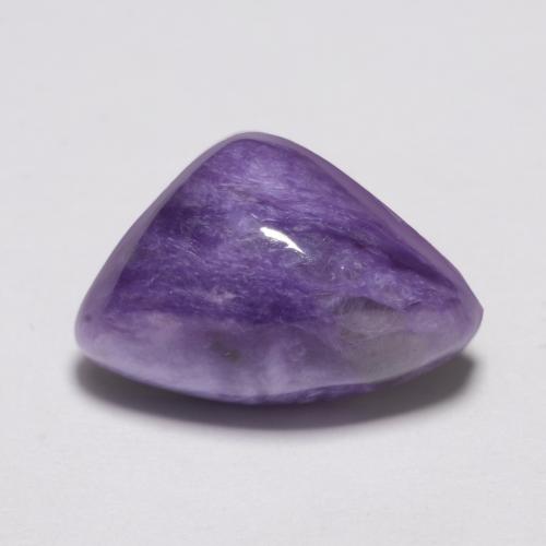 Темно-фиолетовый Чароит Камень - 4.9ct Кабошон (ID: 548290)