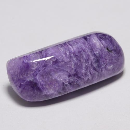 11.75 ct Violet Charoite Stone, Natural Charoite in Fancy Cabochon Shape for Sale