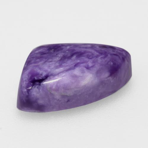 Charoite Gemstone in 15.3 x 8.8 mm Size for Sale, Charoite Stone in Velvet Purple Violet Color