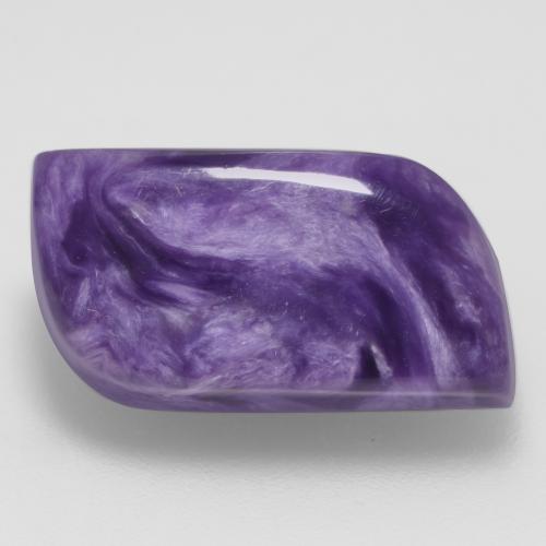 Темно-фиолетовый Чароит Камень - 14ct Кабошон (ID: 548552)