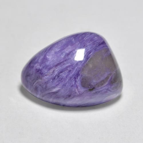 Violeta medio Charoita Gema - 3.9ct Cabujón Elegante (ID: 566696)