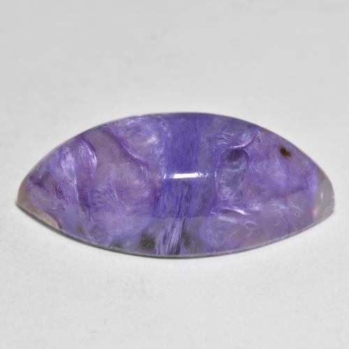 Charoite Gemstone in 24.2 x 12.2 mm Size for Sale, Charoite Stone in Light Velvet Purple Violet Color